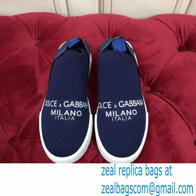 Dolce  &  Gabbana Slip On Sneakers with Logo 02 2021